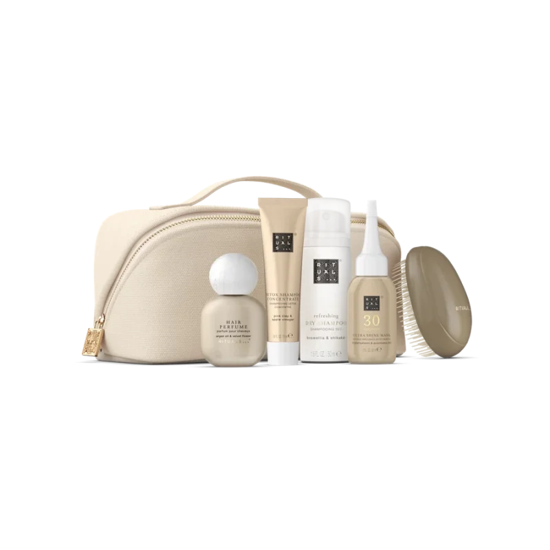 Набір для догляду за волоссям з косметичкою Hair Care Travel Set With Pouch