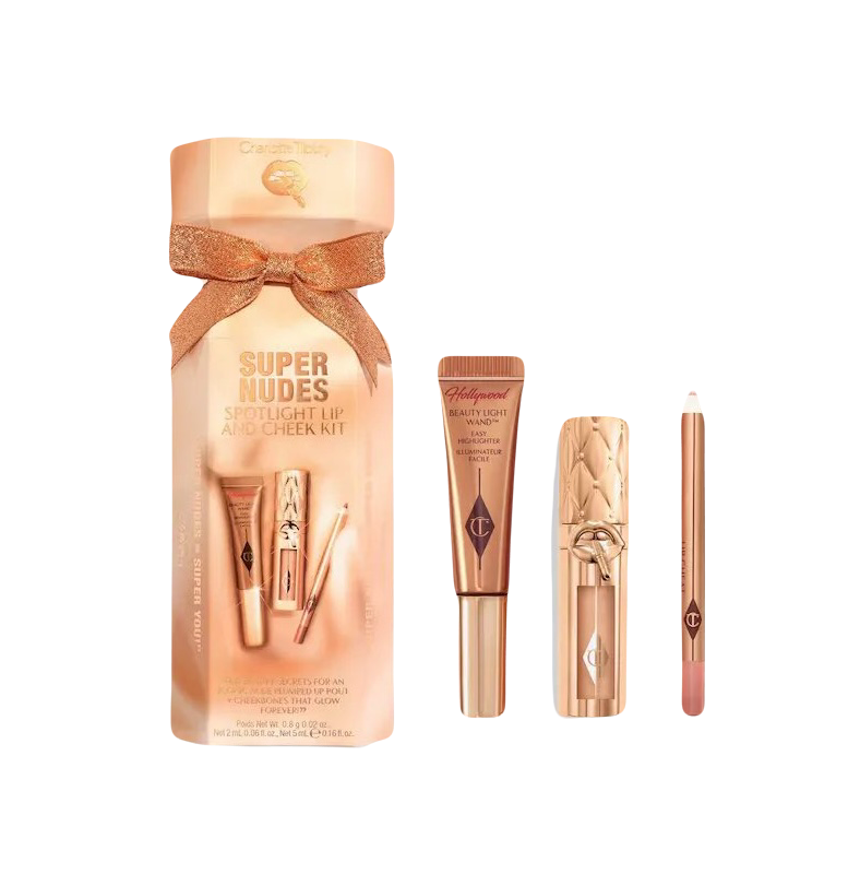 Набір Charlotte Tilbury Lip and Cheek Trio Makeup Gift Set Super Nude